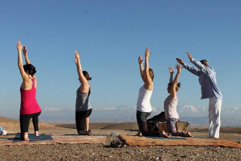 Yoga bedrijfsuitje Marrakesh